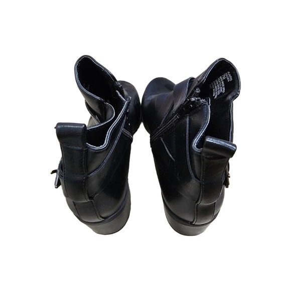 Anne Klein flex black block heeled bootie - Picture 8 of 16